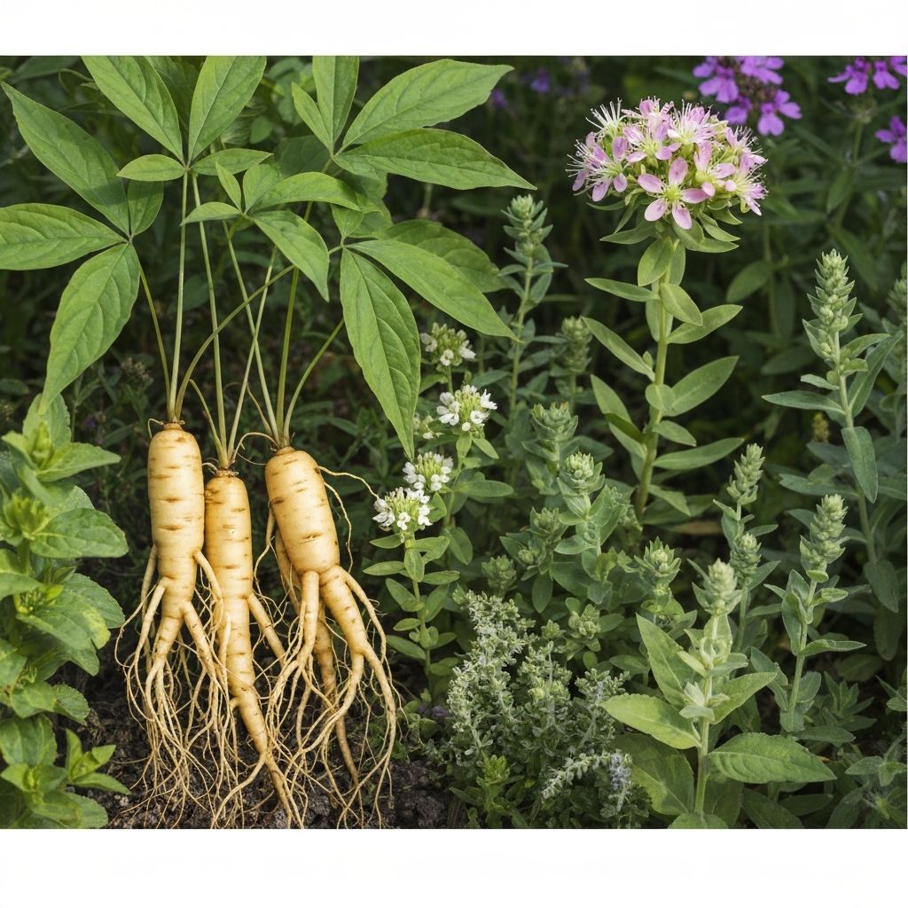 Adaptogenic plants and herbs